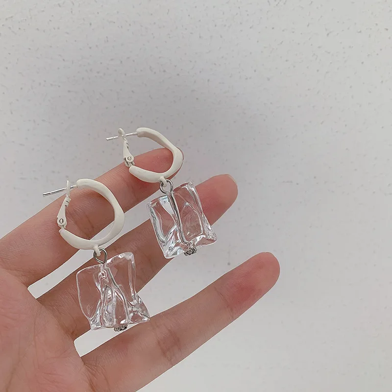 Women's Earrings Korean Fashion Trend New Items Woman Accessories Unusual Drop & Dangle Acrylic Hanging Christmas Gift