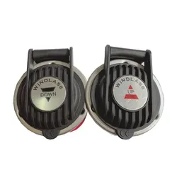 1 Pair Marine Anchor Windlass 12V / 24V Universal Foot Switch Compact Outside 3” For Boat Anchor Winch Up & Down
