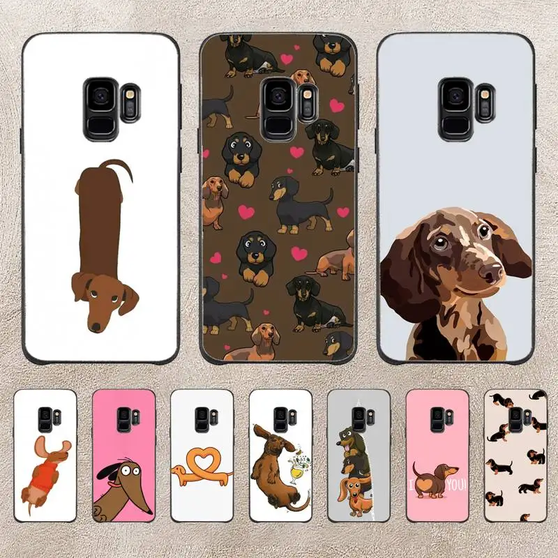 Dachshund Cartoon Phone Case For Samsung Galaxy A51 A50 A71 A21s A31 A41 A10 A20 A70 A30 A22 A02s A13 A53 5G Cover Coque