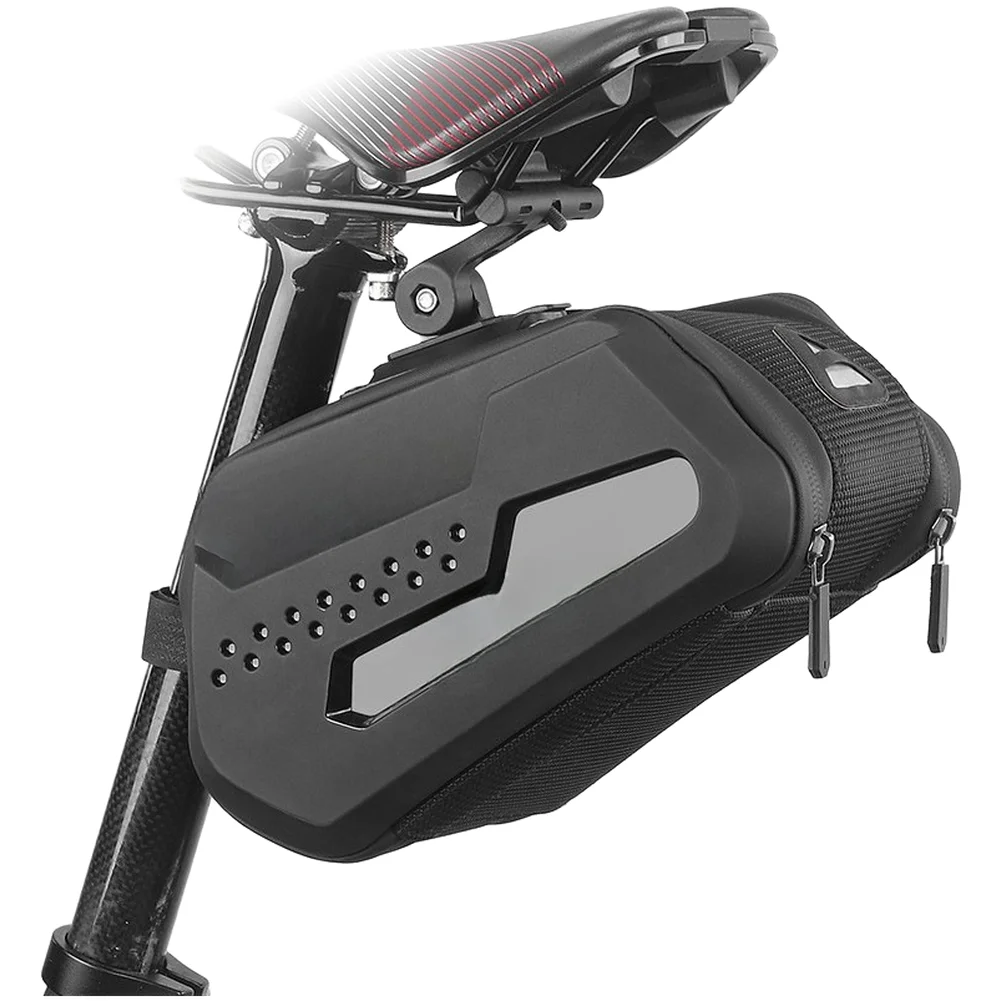 

Waterproof Bike Bag 2.7L Bike Saddle Storage Bag Bike Saddle Bag Oxford Fabric Material Abrasion Resistant Design