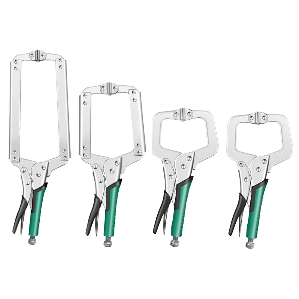 Heavy-Duty Pliers Locking Pliers Heavy-Duty Tasks 9 Inch C-clamp Versatile Use Cases Convenient Trigger Mechanism