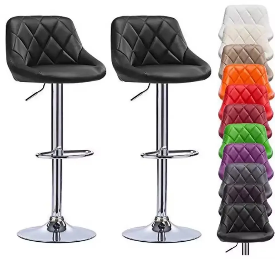 

Modern High Counter Height Barstool for Home Restaurant Club Kitchen Dining Sleek Stylish Bar Chair