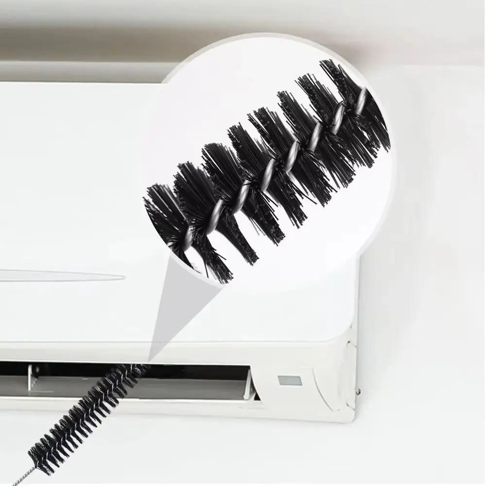 Universal Rolling Washing Machine Brush Decontamination Long Handle Inner Barrel Crevice Brushes 360° Rotation Cleaner Brush
