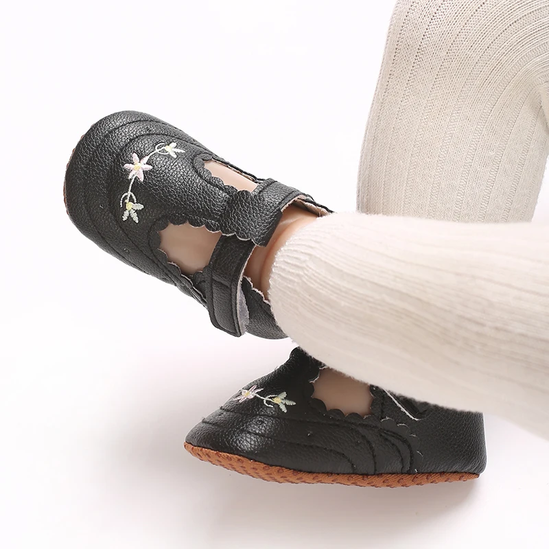0-18M Baby Mädchen Prinzessin Schuhe Niedlich Gedruckt Weichen Stoff Unten Anti-rutsch Frühling und Herbst Prinzessin Schuhe erste Schritt Schuhe – Detail 38