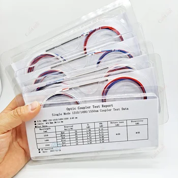 10/90 20/80 30/70 40/60 2/98, 다양한 유형, 언밸런스 커플러, 광섬유 FBT 스플리터, 커넥터 없음, 1x2 0.9mm, 10 개