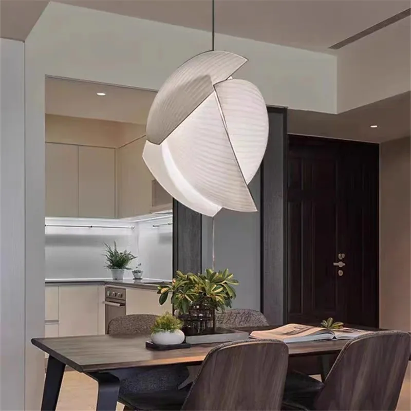 VOILES Pendant Lamp stair lamp Nordic fabric silk light living room designer artist lighting coffee bedroom night light