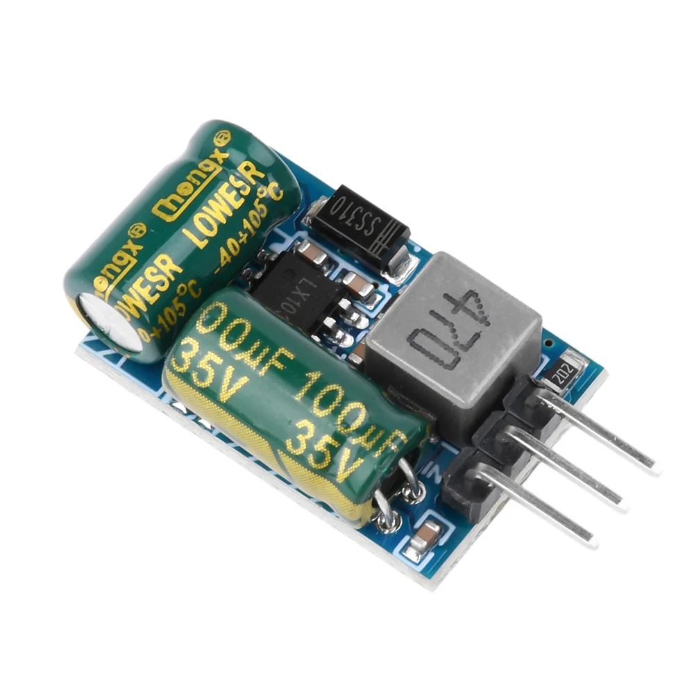 DC 10-100V Step-Down Power Supply Module 24V/36V/48V/60V/72V to 3.3V-5V 1A High Voltage Resistant Electronic Reduction Module