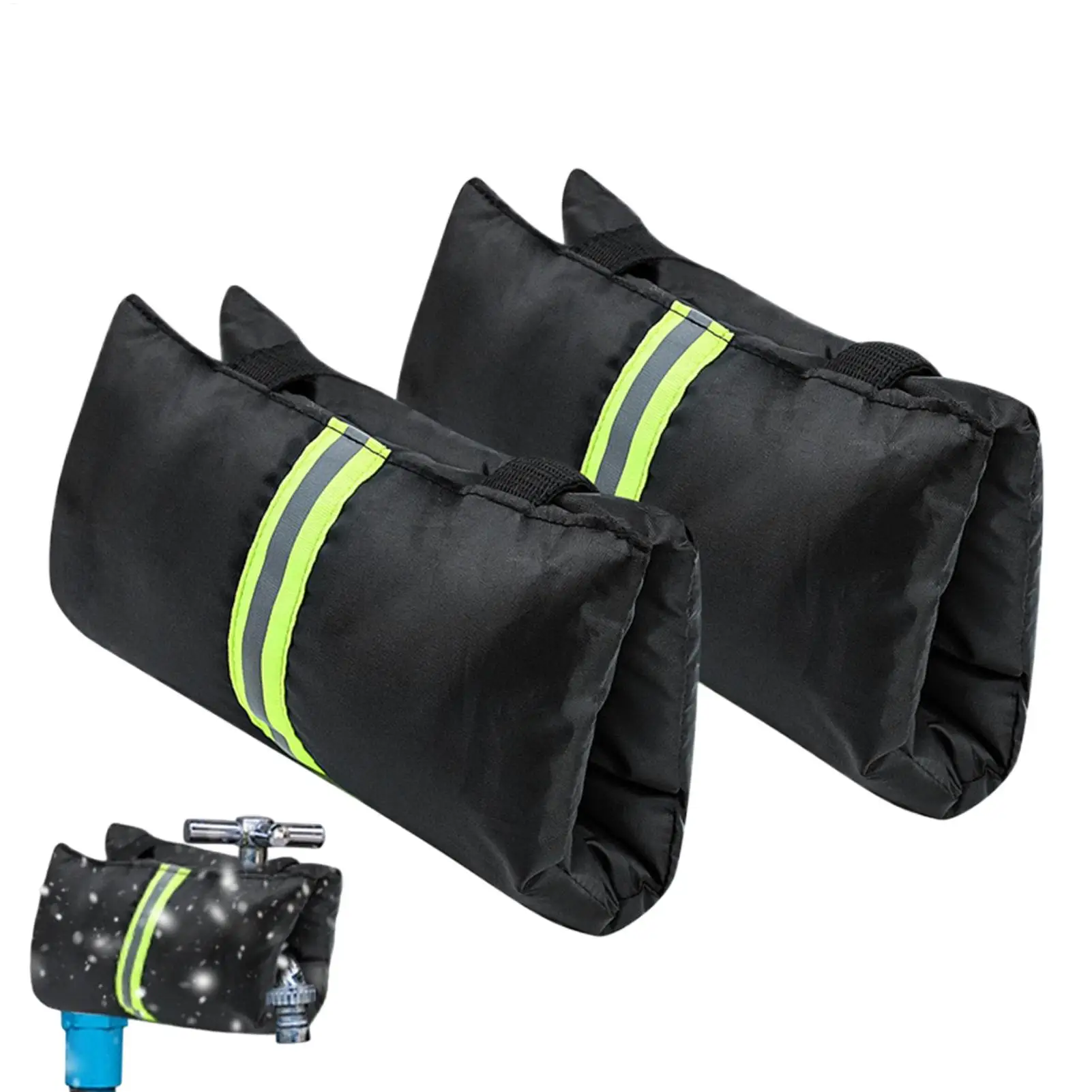 

2pcs Outside Tap Cover Thickened Outdoor Tap Cover Insulated Waterproof Outside Tap Cover Protect from Freezing Bursting