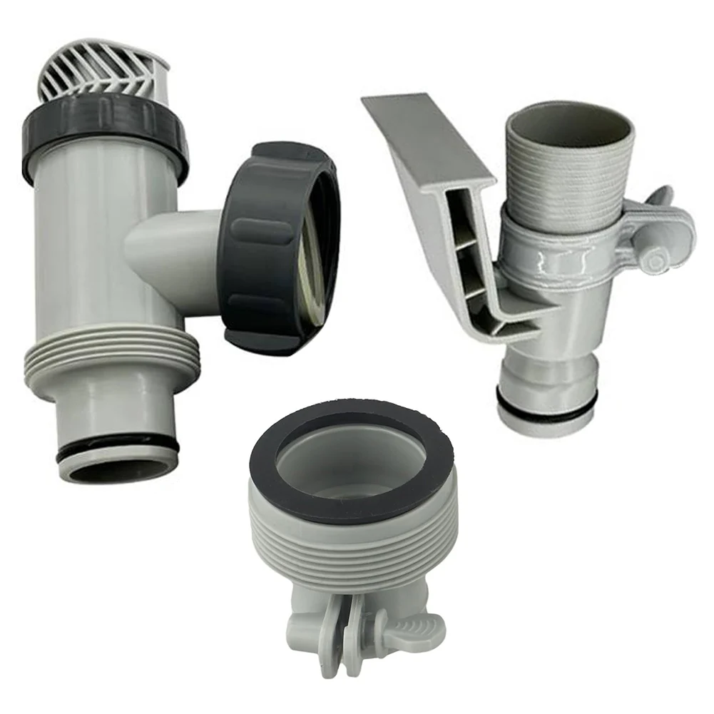 For Above Ground Pool Plunger Valve and Hose Adapter Includes Essential Components for Complete Replacement Setup
