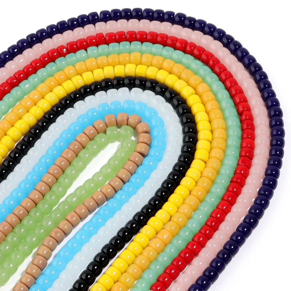 1 Strad 8x6mm Crystal Glass Beads Cylindrical Loose Spacer Beads For Jewelry Making Diy Bracelet Necklace Jewelry Accessories