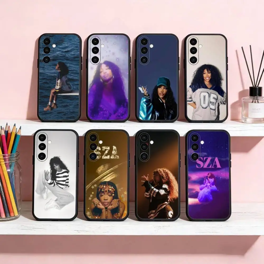 

S-Sza Popular R&B Singer Phone Case For Samsung Galaxy A13,21s,22,31,32,52,53,71,72,73,Soft Black Cover