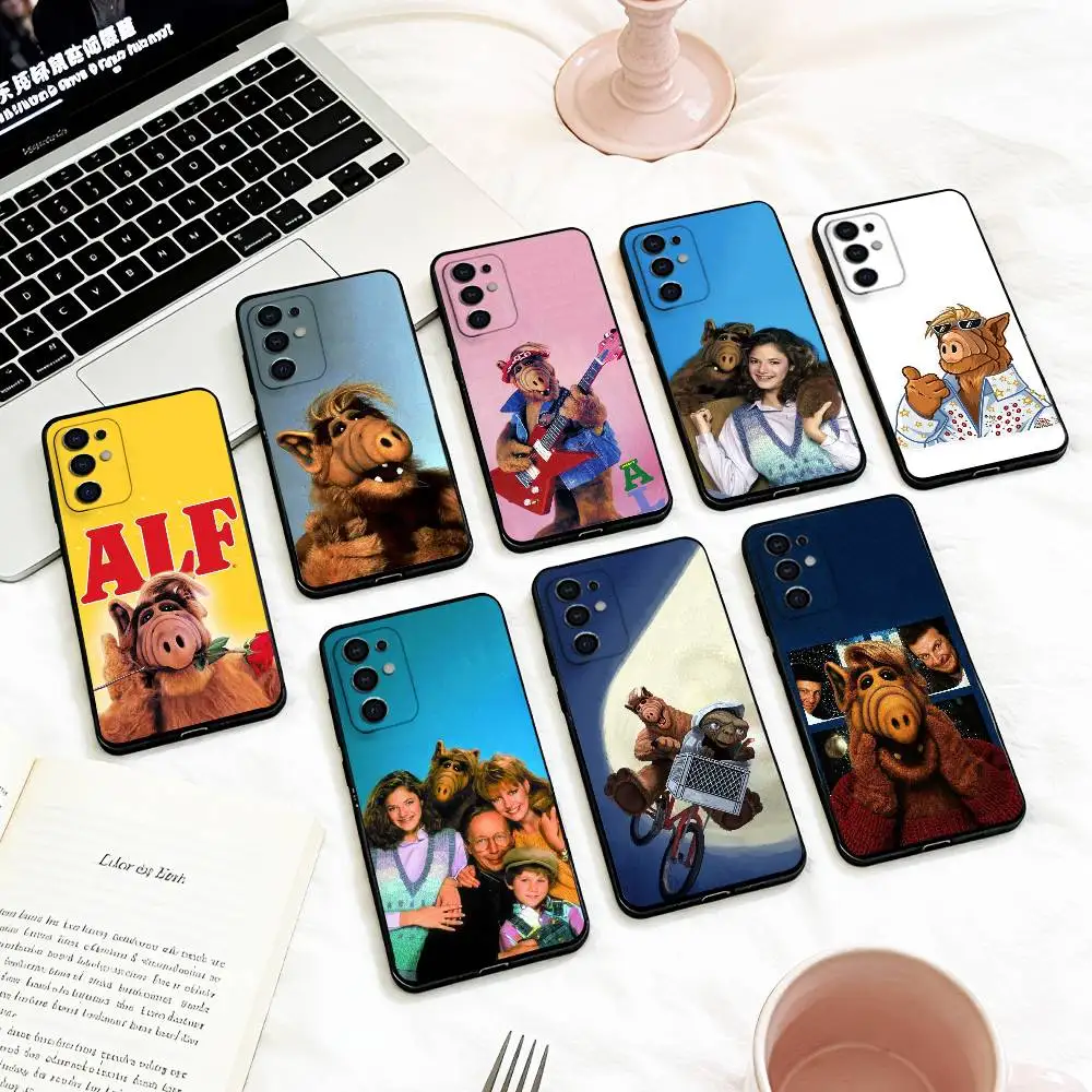 

Family Comedy TV Series ALF Phone Case For Samsung S 25,24,23,22,30,21,10,9,Ultra,Plus,Lite,FE,4,5 G Soft Black Case