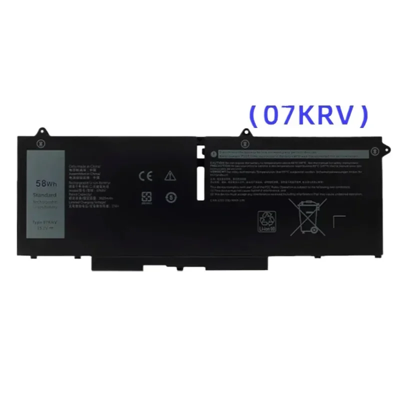 [NEW] 15.2V, 3001MAH-4000MAH, Laptop Battery For DELL Latitude 14 7430 15 7530, 07KRV, H4PVC