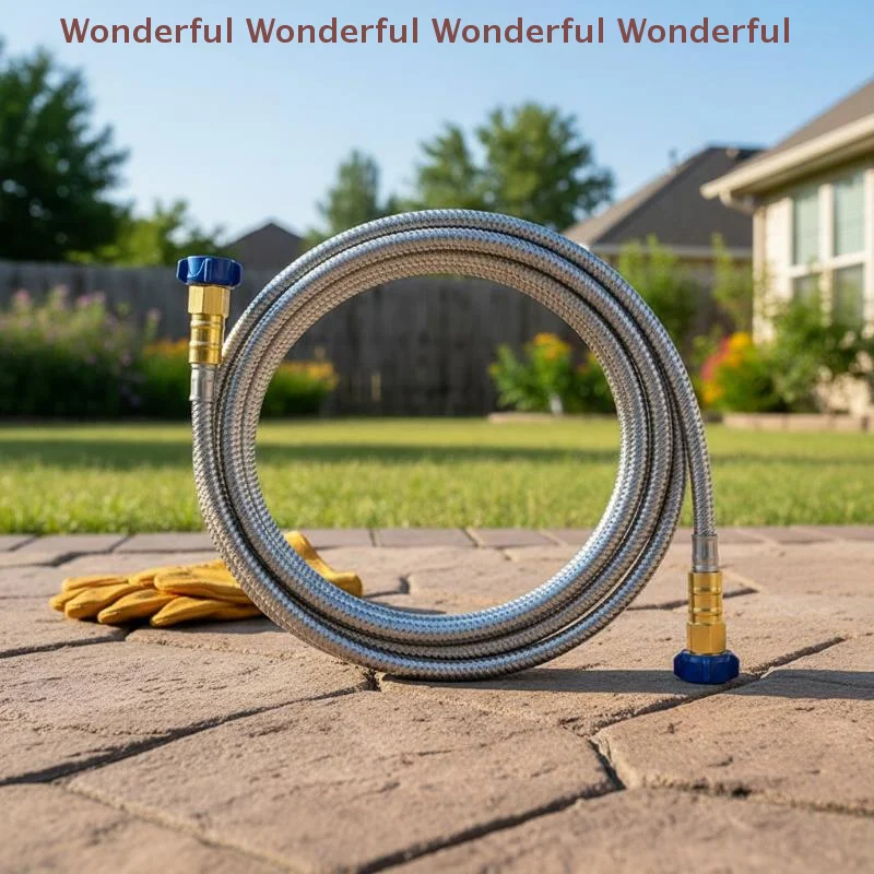 

RV Water Hose, Premium Drinking Water Hose - Lead-Free, Anti-Kink, Leak-Proof, 3/8" Inner Diameter Short Connector For RV