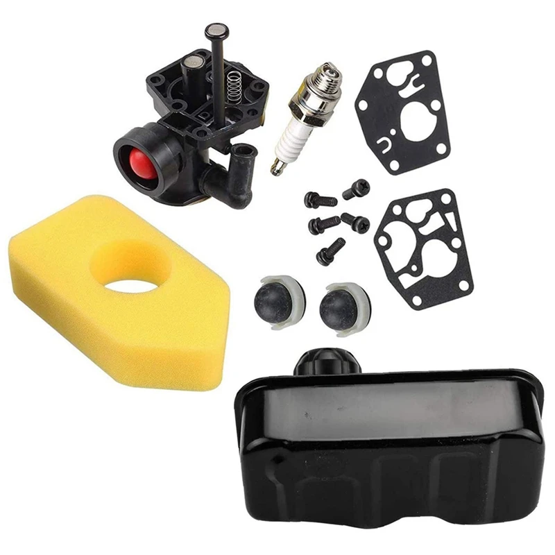 New Air Filter And 795477 Carburetor Set For Briggs & Stratton 795469 794147 699660 794161 498811 09J900 09L900 09T500