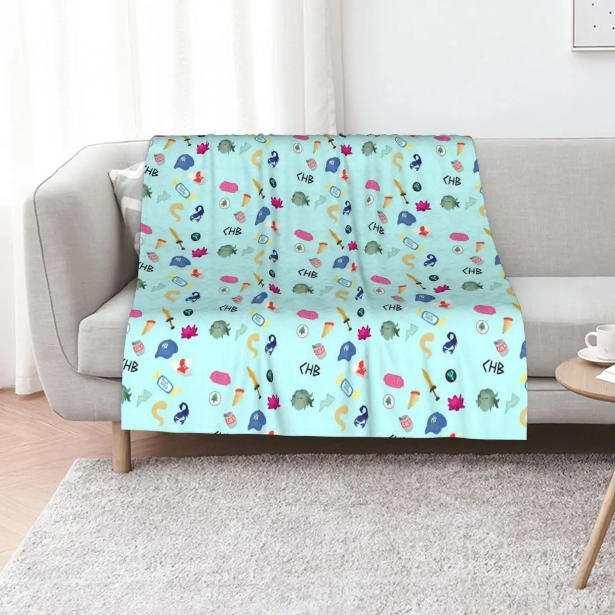 Lightning Thief Throw Blanket Thin decorative Thins Decorative Sofa Decoratives Plaid on the sofa Blankets