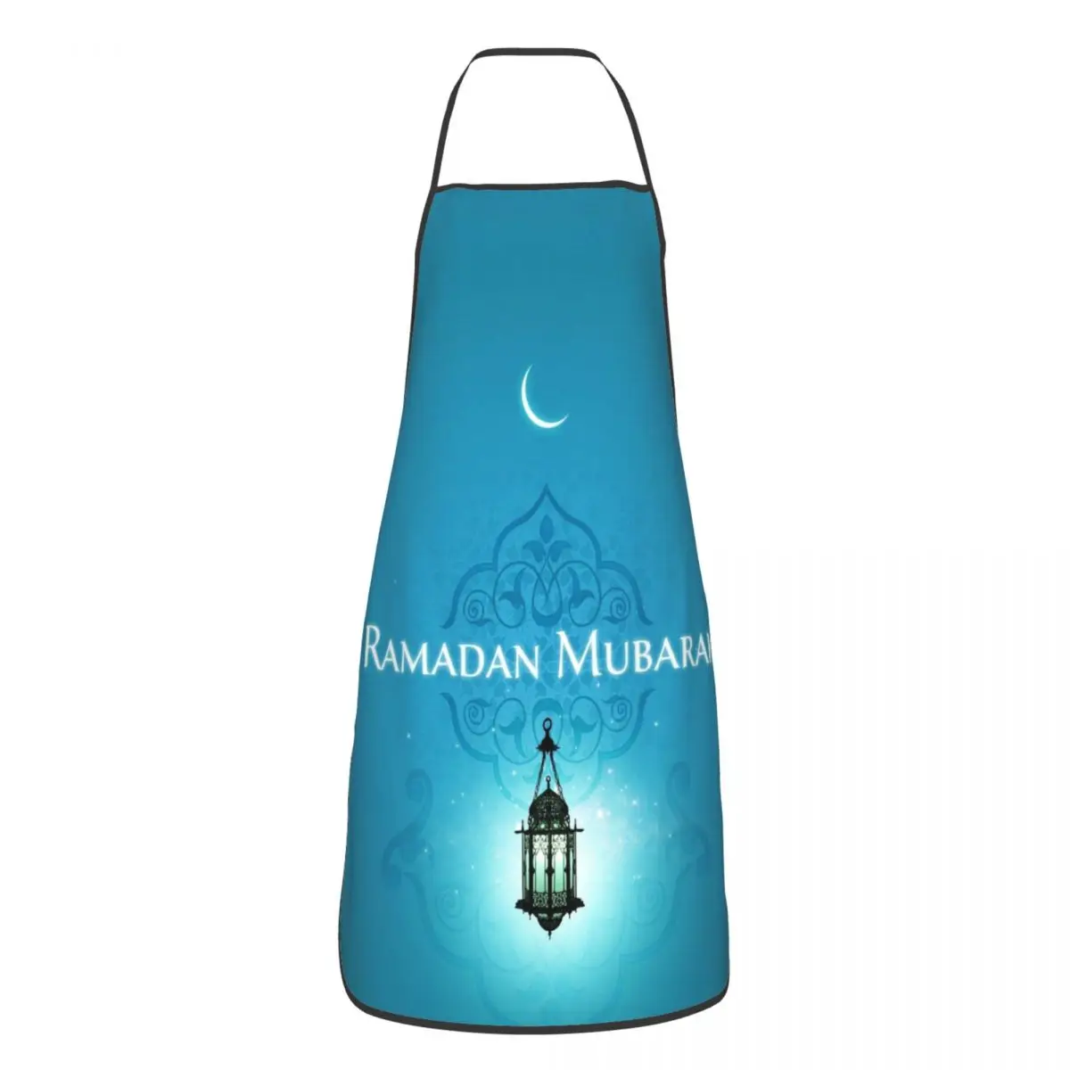 Custom Bib Ramadhan Mubarak Aprons Men Women Unisex Adult Chef Cooking Kitchen Muslim Islamic Tablier Cuisine Gardening