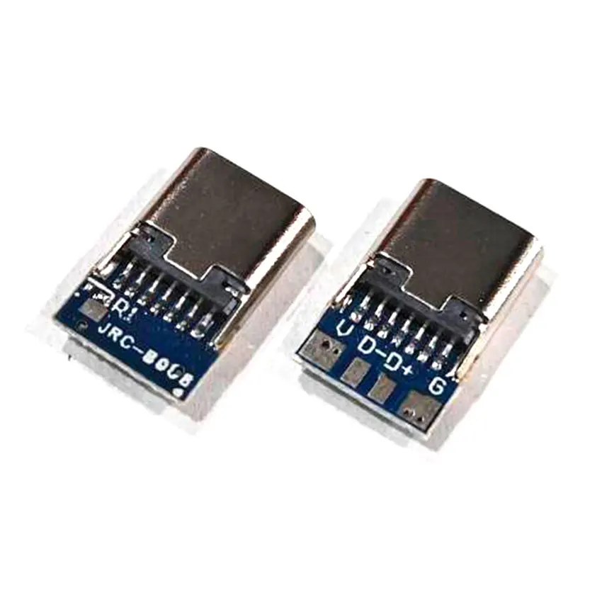 YuXi 2-10pcs USB Type-C USB-C 14 pin 14Pin Female Connector Breakout P-CB Board