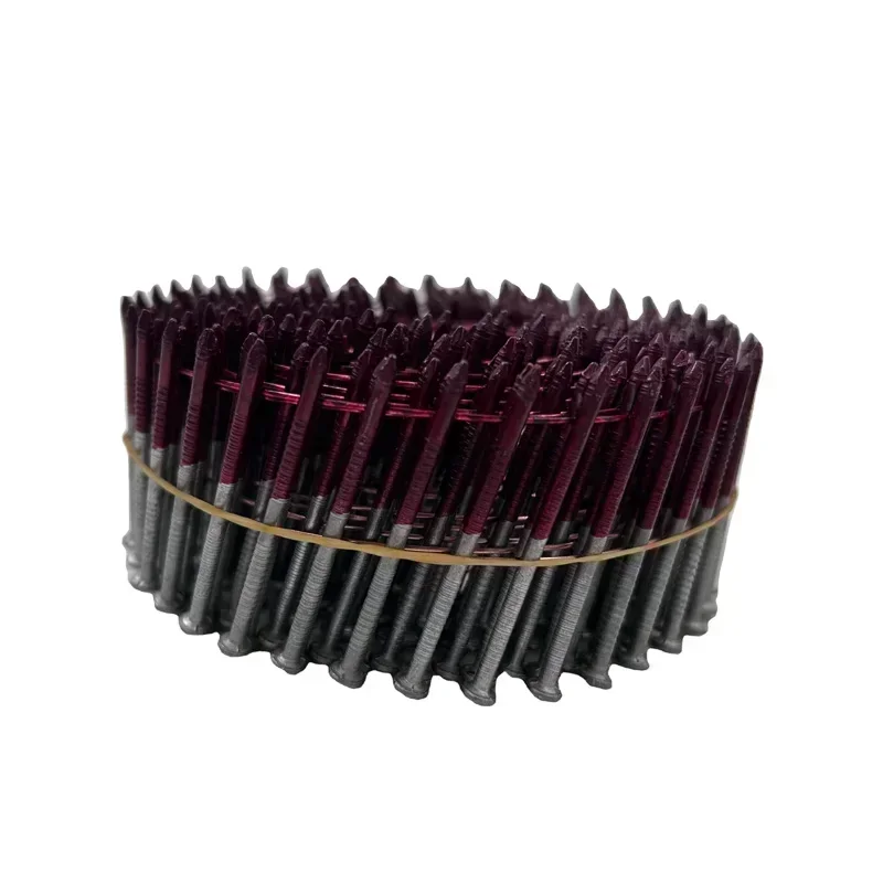 Coil Siding Nails Round Hot Dip Galvanized Carpentry Framing Nail Pneumatic  Helical Nail for Industry Pallet Coil Nailer