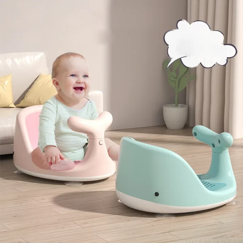 Baby Bathing Chair Children Bathing Artifact Bathing Stool Can Be Sitting Support Seat Baby Bathtub Bracket Non-Slip Bath Bench