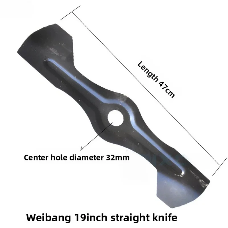 XMSJ Big Ear Straight Lawn Mower Blade for Weibang Meishen Dalongsop Honda GXV160 Walk Behind Grass Cutter Garden Mowing Spare