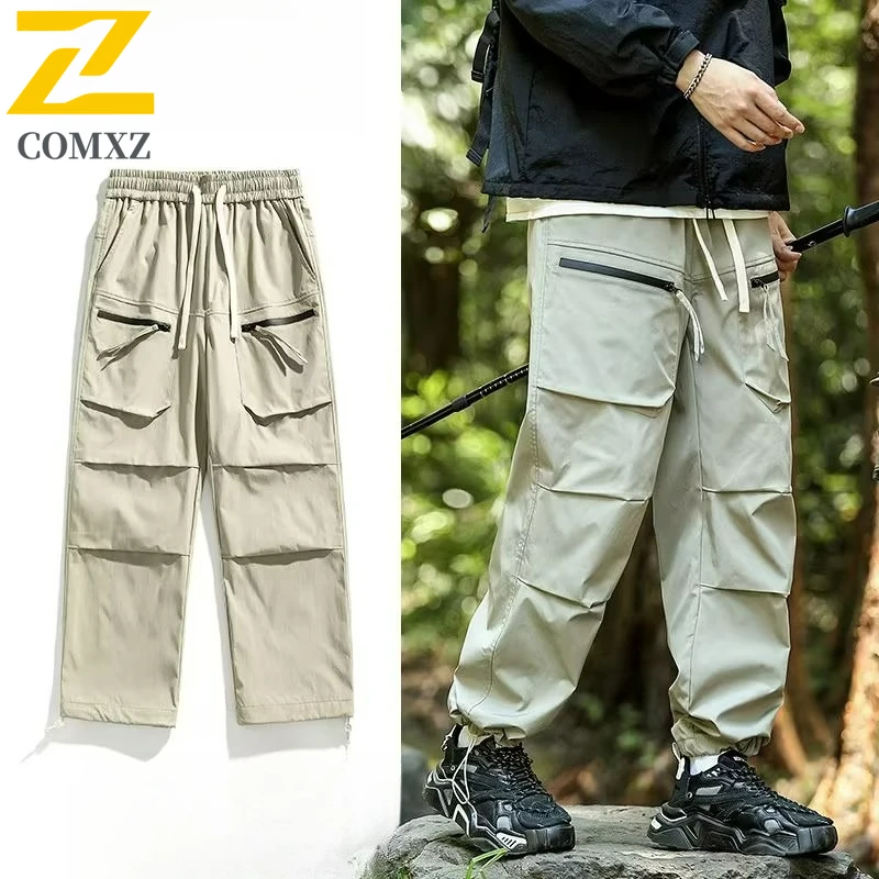 

New Male Cargo Pants Comfortable Loose Fit Large Size Long Pants Outdoor Jogger Exercise Spring And Autumn Breathable Trousers