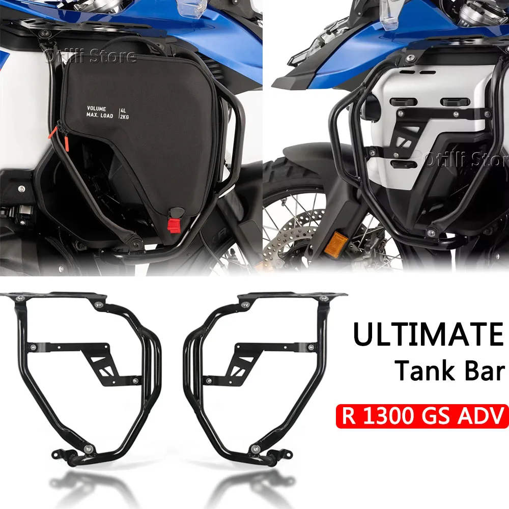ل BMW R1300GS ADV R 1300 GS Adventure 2024 2025 دراجة نارية الطريق السريع تحطم القضبان المحرك في نهاية المطاف خزان الحرس بار واقي مصد السيارة