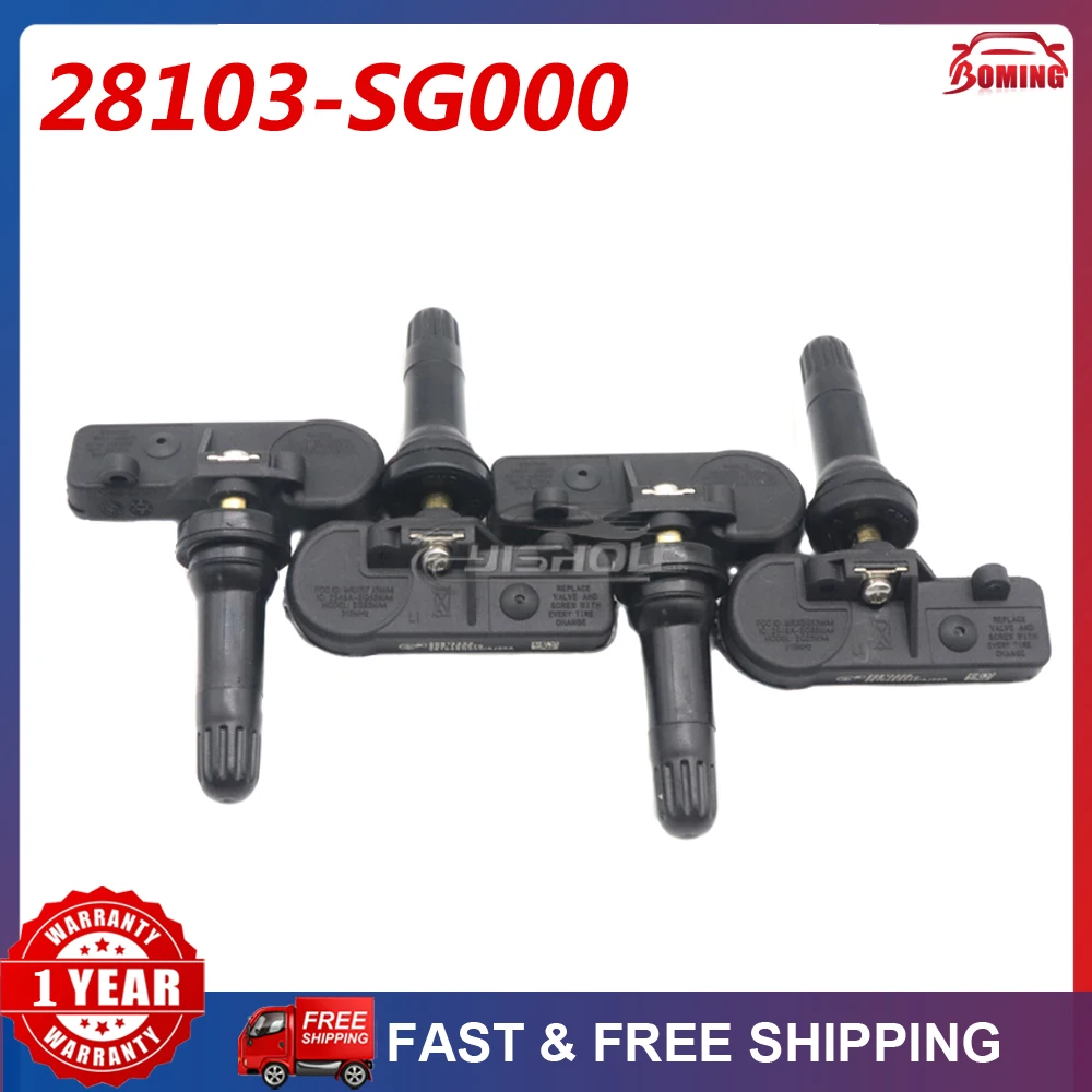 Датчик контроля давления в шинах 28103-SG000 TPMS для SUBARU FORESTER IMPREZA LEGACY OUTBACK TRIBECA WRX XV 2008-2016