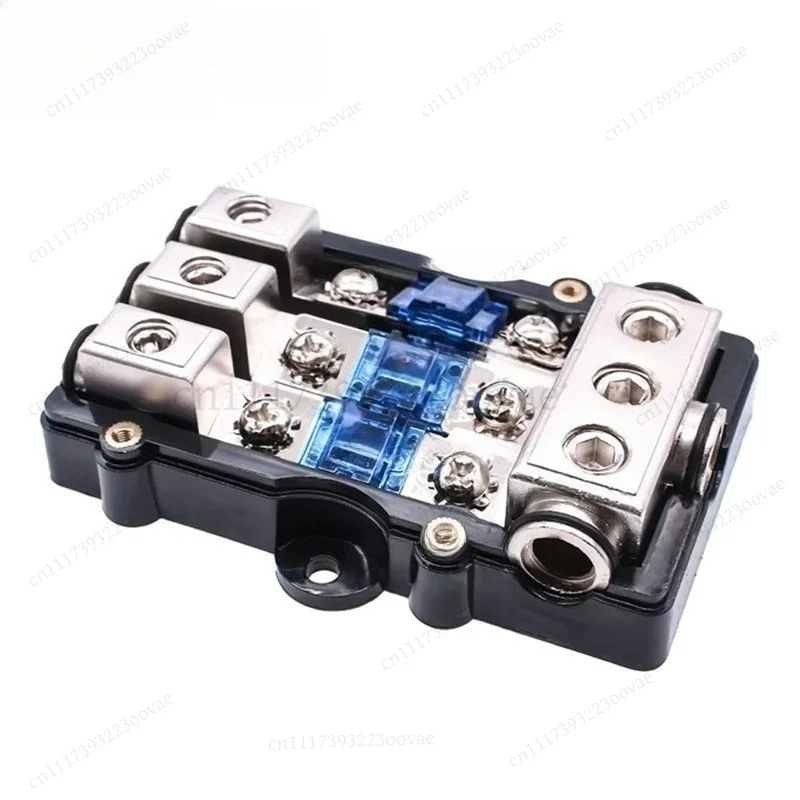 LK_60A Car Audio Fuse Box Block Holder 1 in 3 Out High Quality Power Distribution Terminal Block Waterproof