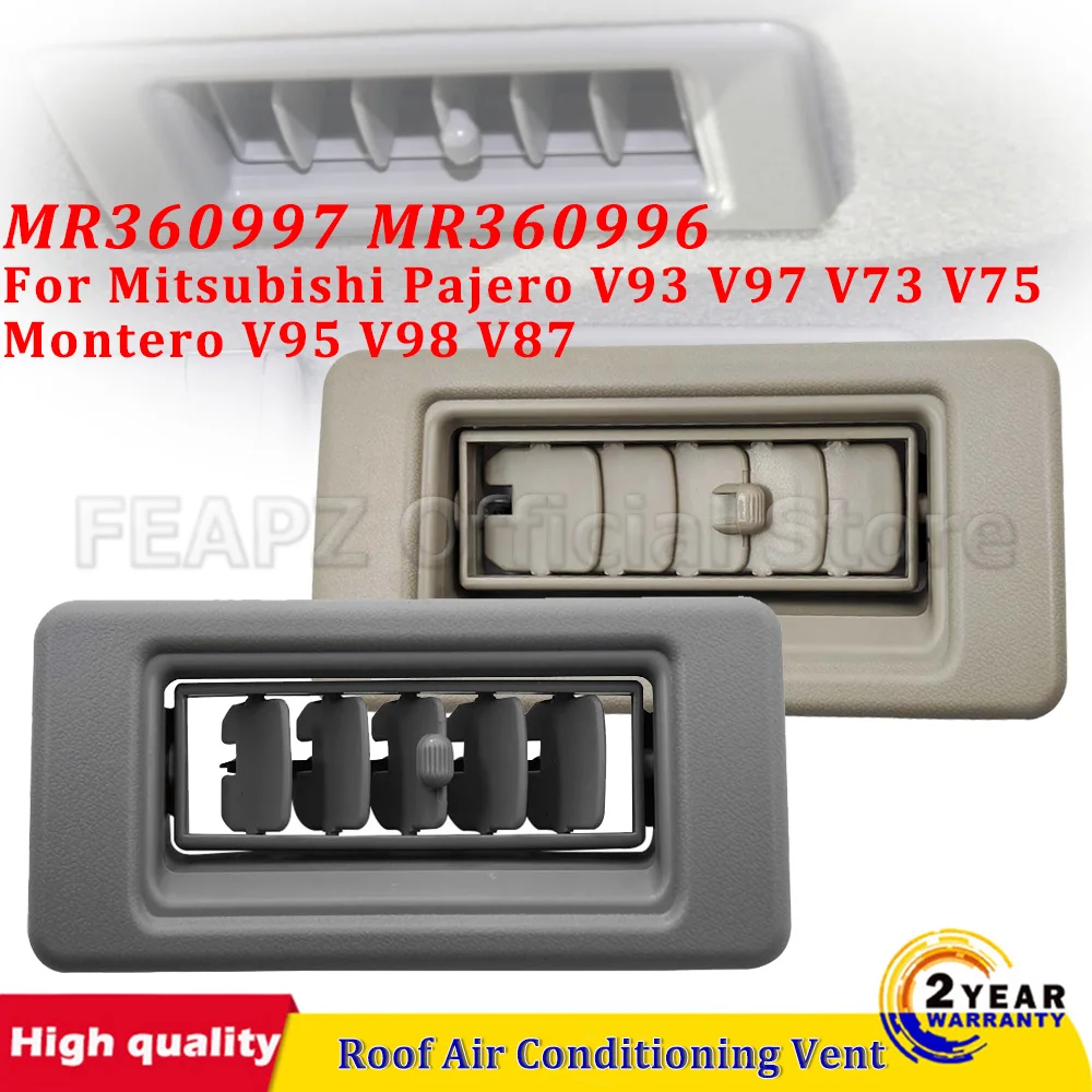 

MR360997 MR360996 1Pc Car A/C Panel Cover Roof Air Conditioning Vent For Mitsubishi Pajero V93 V97 V73 V75 Montero V95 V98 V87