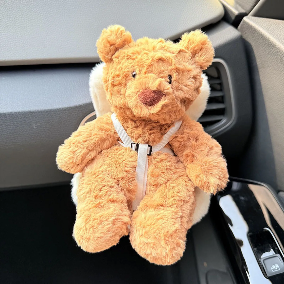 Мини-милое автомобильное сиденье, автомобильное украшение для воздуховыпускного отверстия, украшение для салона автомобиля, подходит для кукол labubu 17 см