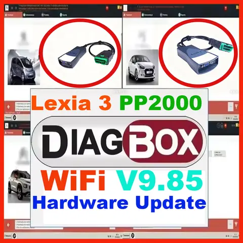 2026 Newest Lexia 3 PP2000  WIFI Diagbox V9.85 Firmware Diagnostic Tools Lexia 3 OBD2 Auto Scanner Tools For Citroen&Peugeot