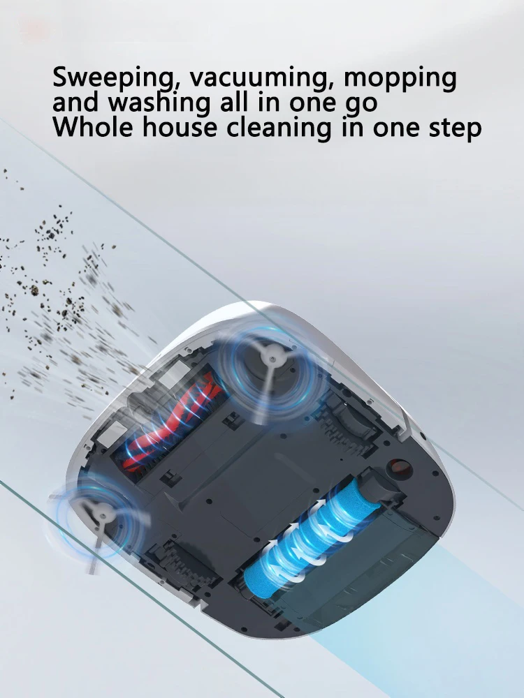 2025 أحدث جهاز آلي لتنظيف الأتربة بقوة شفط ABIR M1pro متعدد الوظائف مع حزمة صغيرة وشعار مخصص Hotsell