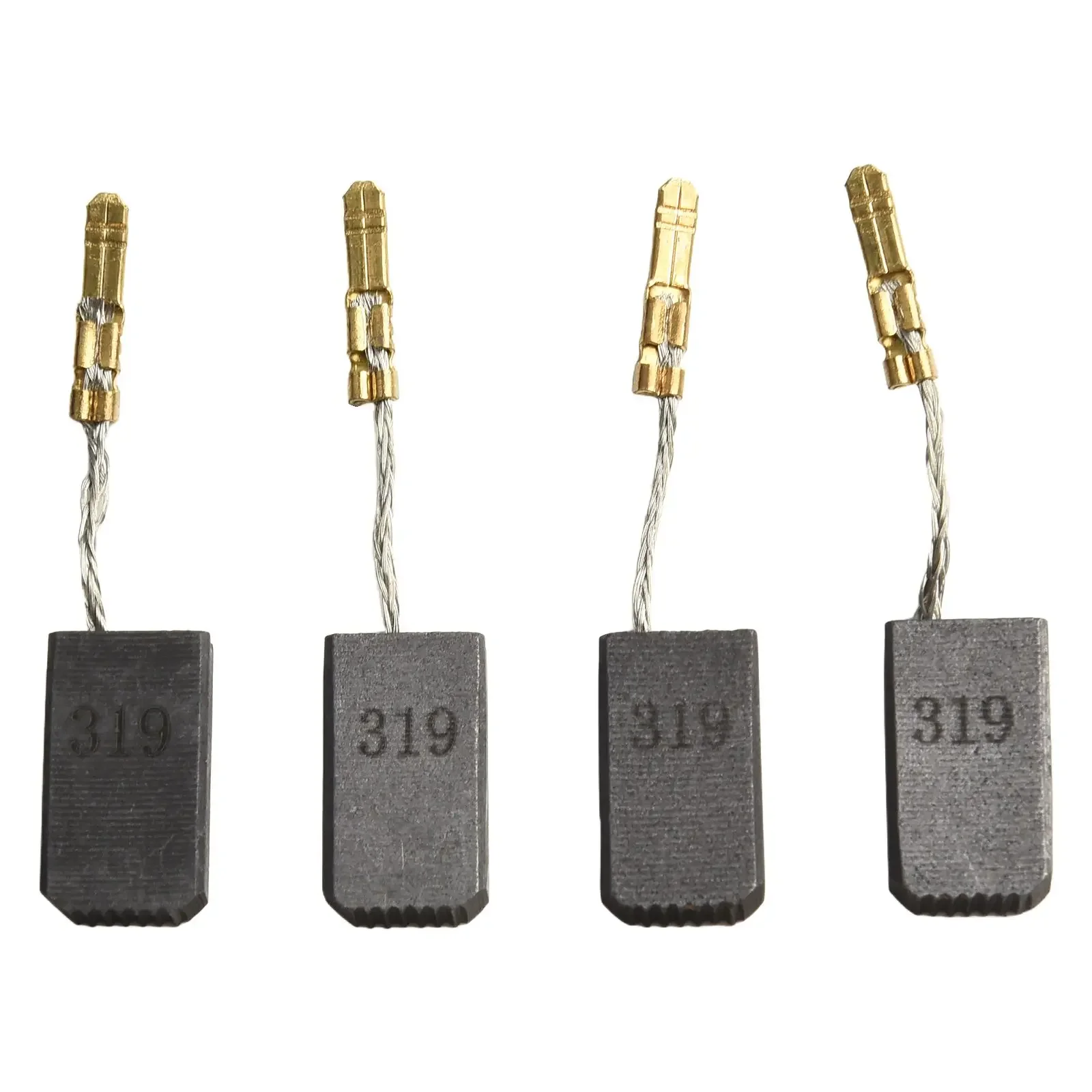 

W8-115 Сменная угольная щетка для обслуживания инструмента, набор из 4 шт., металлический углеродный материал, запасная часть электроинструмента для WE14-150Quick