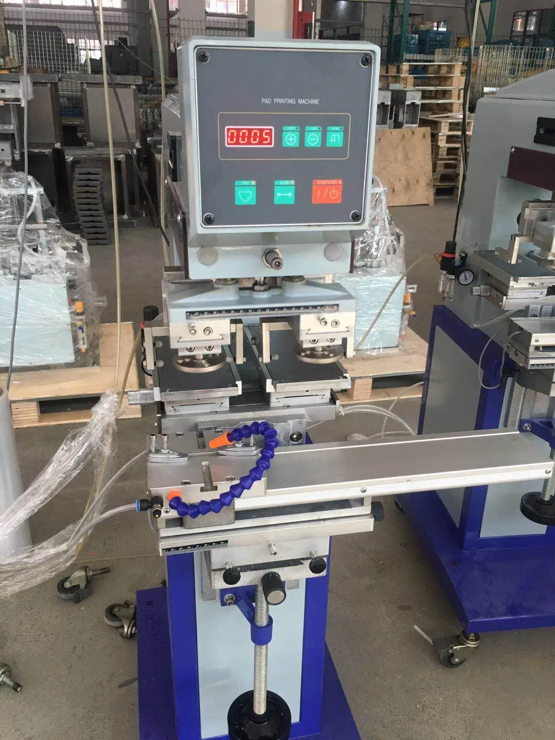 Máquina de impresión automática de almohadilla de taza de tinta para pelota de Golf, almohadilla para bolígrafo, juguetes de impresora, teclado de ordenador de 2 colores y ratón