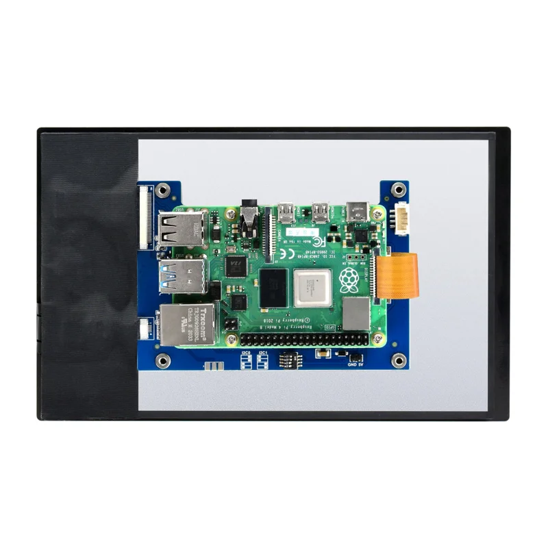 Waveshare-Écran Tactile pour Raspberry Pi, 8 Pouces, 1280x800, IPS, Wild DSI, Prend en Charge Raspberry Pi OS, 10 Points