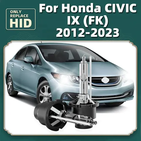 HID 크세논 자동차 헤드라이트, Honda CIVIC IX (FK) 2012 2013 2014 2015 2016 2017 2018 2019 2020 6000 2022 2023, 35W D4S, 2021 K 전구
