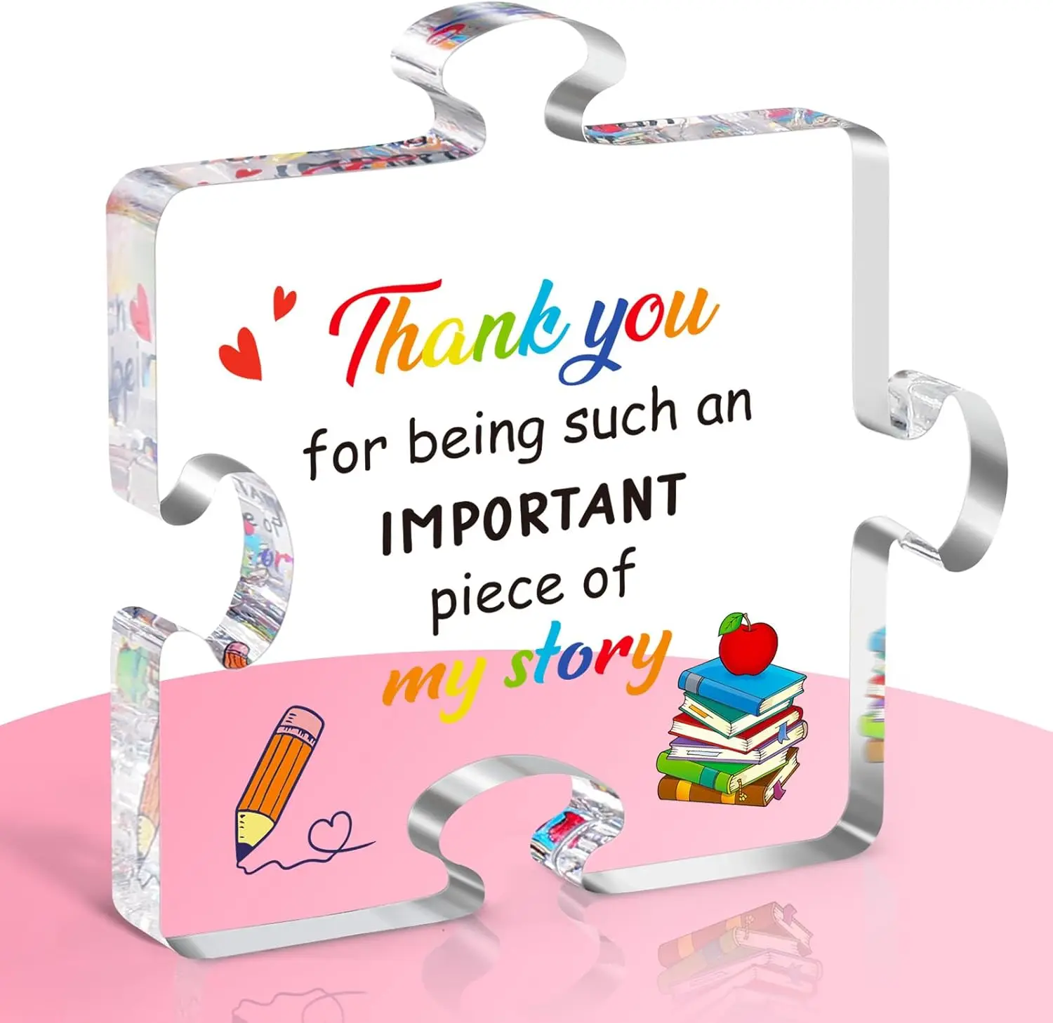Cadeaux d'appréciation pour enseignants pour femmes et hommes, cadeaux de remise de diplôme pour elle, amis, camarades de classe, professeur étudiant de fin d'année