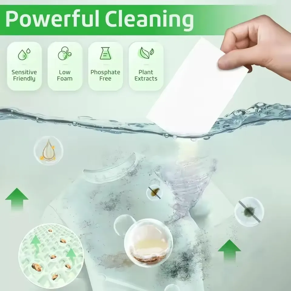 Tabletas de Lavandería Anti-Manchas, Hojas Absorbentes de Color para Lavandería, Papel Absorbente de Tinte, Anti-Transferencia de Color en la Lavandería