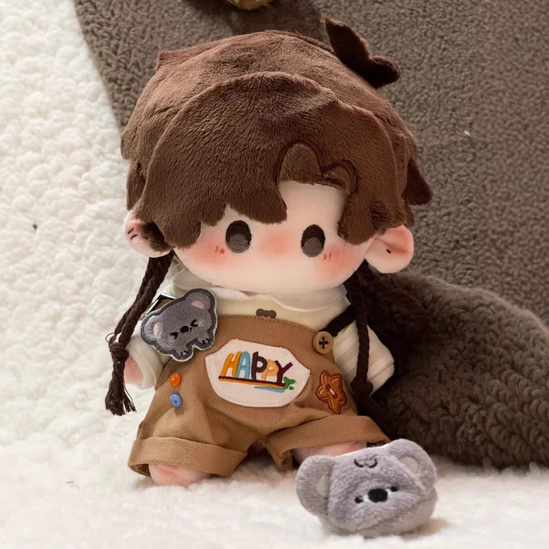 

Для 20 см хлопковая кукольная одежда без атрибутов, милые комбинезоны, хлопковый мини-рюкзак, наряды для куклы с изображением ленивца