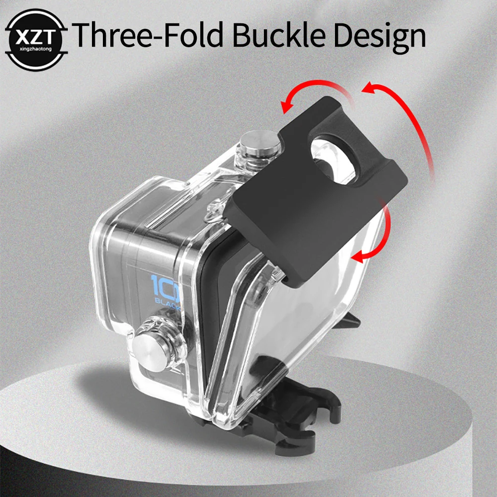 ل الذهاب برو بطل 11 10 9 ل Gopro10 9 اكسسوارات مقاوم للماء حالة الغوص الإسكان غطاء واقية قذيفة تحت الماء صندوق