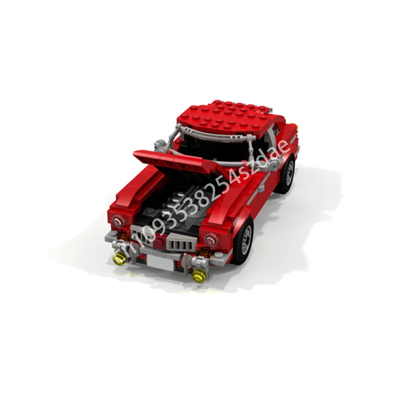 407PCS Moc Technische Racing MG MGB GT-Miniland 1:21Supercar Model Bouwstenen Snelheid Voertuig Bricks Speelgoed Kinderen Volwassen Geschenken