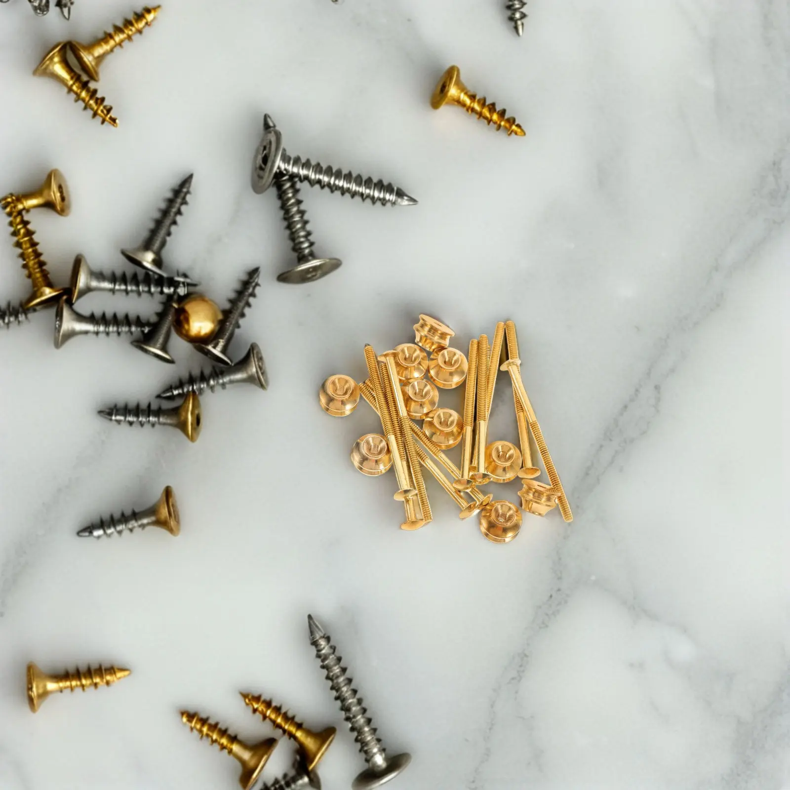 10Sets Teapot Knob Screw Assortment Pure Copper Screws Nuts for Lid Tightening Vintage Kettle Repair Home Tea Ceremony