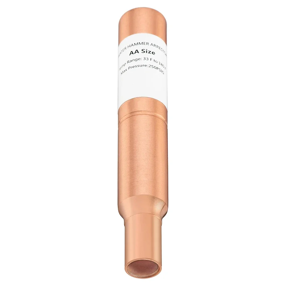 Water Hammer Arrestor 1/2 Inch Copper Connection Water Hammer Arrestor For Pipe Noise And Shock Reduction For  Copper Plumbing