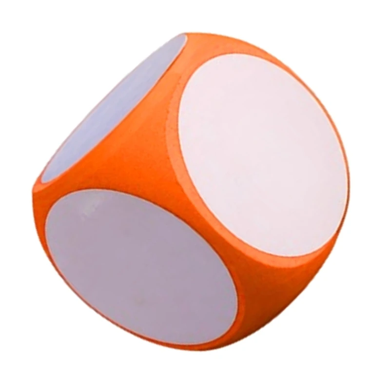 E9LB DIY пустые кубики для записи/стирания кубиков, очищаемые пустые игровые кубики для классной комнаты