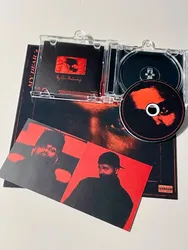 Rap The Weeknd MINI Music CD NFC Keychain My Dear Melancholy Album Acrylic Pendant Cosplay Keyring Play Songs DIY Necklace Gift