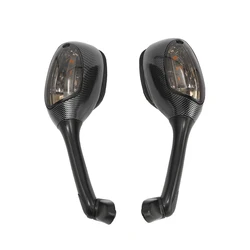 Motorcycle Rearview Side Mirrors For Suzuki GSX-R600 GSX-R750 GSX-R1000 GSXR LED Turn Signal Light Mirror 2005-2010 K6 K7 K8