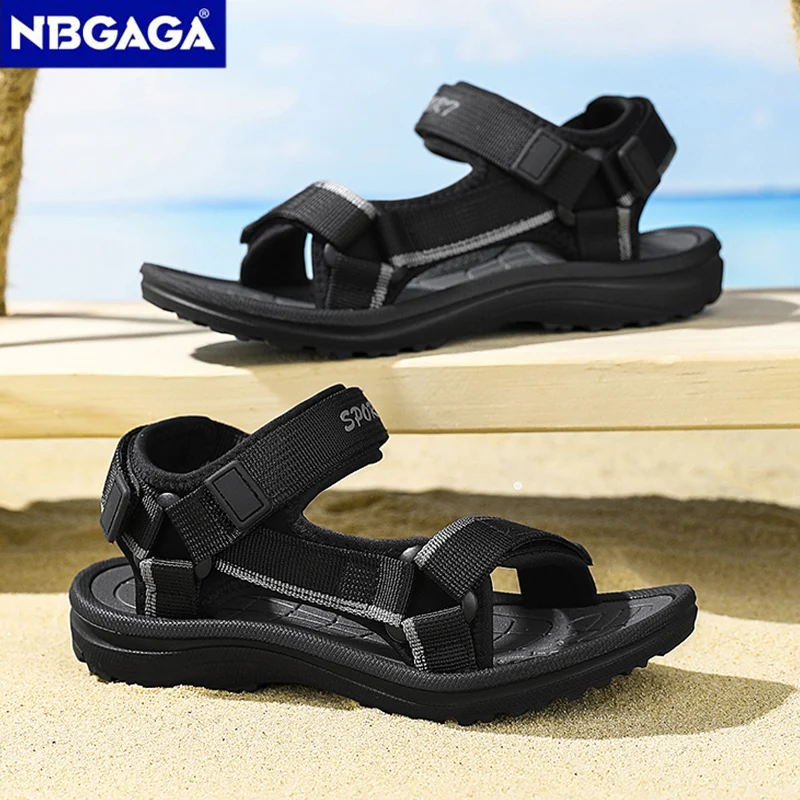 Summer Children\'s Breathable Sport Sandals Lightweight Casual Beach Shoes 5-16Years Boys Outdoor Non-slip Open Toe Sandals