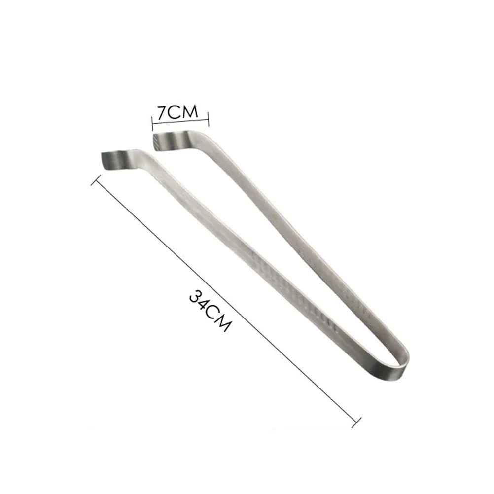 

Stainless Steel Bbq Tongs Heat Resistant Long Handles Comfortable Grip Kitchen Buffet Party Food Serving