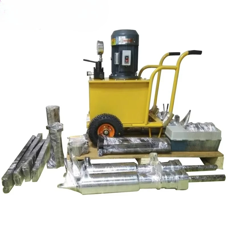 Customized Tool To Break Rocks C12 Hydraulic Rock Splitter Price, Stone Splitting Wedge Diesel Hydraulic Splitter Sale
